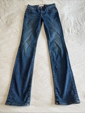 The Castings High Rise Cigarette Medium Blue Wash Jeans Size 27